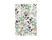 Load image into Gallery viewer, Sweet Peas & Butterflies Print