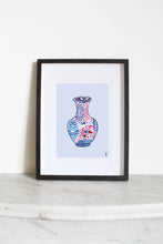 Load image into Gallery viewer, Pattern Vase on Lilac Art Print