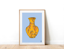 Load image into Gallery viewer, Gypsophila Vase Blue Print