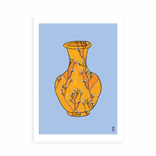 Load image into Gallery viewer, Gypsophila Vase Blue Print